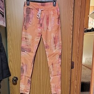 Made In Italy Abstract Print Joggers